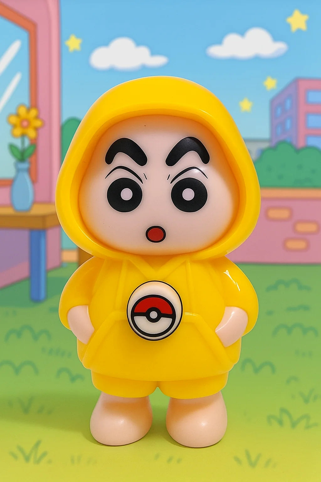 Shinchan Face Changing Keychain - 3 Fun Expressions for a Lively Key Holder