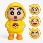 Shinchan Face Changing Keychain - 3 Fun Expressions for a Lively Key Holder